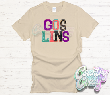 Goslins Faux Applique T-Shirt-Country Gone Crazy-Country Gone Crazy