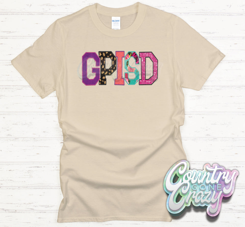 GPISD Faux Applique T-Shirt-Country Gone Crazy-Country Gone Crazy