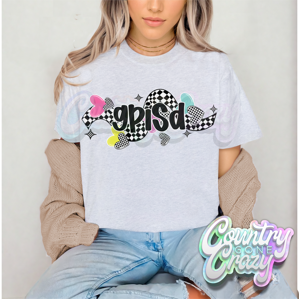 CHECKERED CRUSH • GPISD • T-Shirt-Country Gone Crazy-Country Gone Crazy