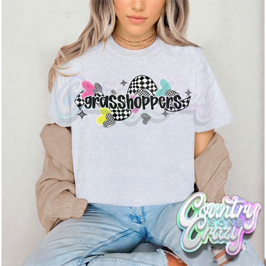 CHECKERED CRUSH • GRASSHOPPERS • T-Shirt-Country Gone Crazy-Country Gone Crazy