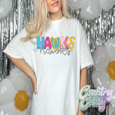 Hawks FuNkY T-Shirt-Country Gone Crazy-Country Gone Crazy