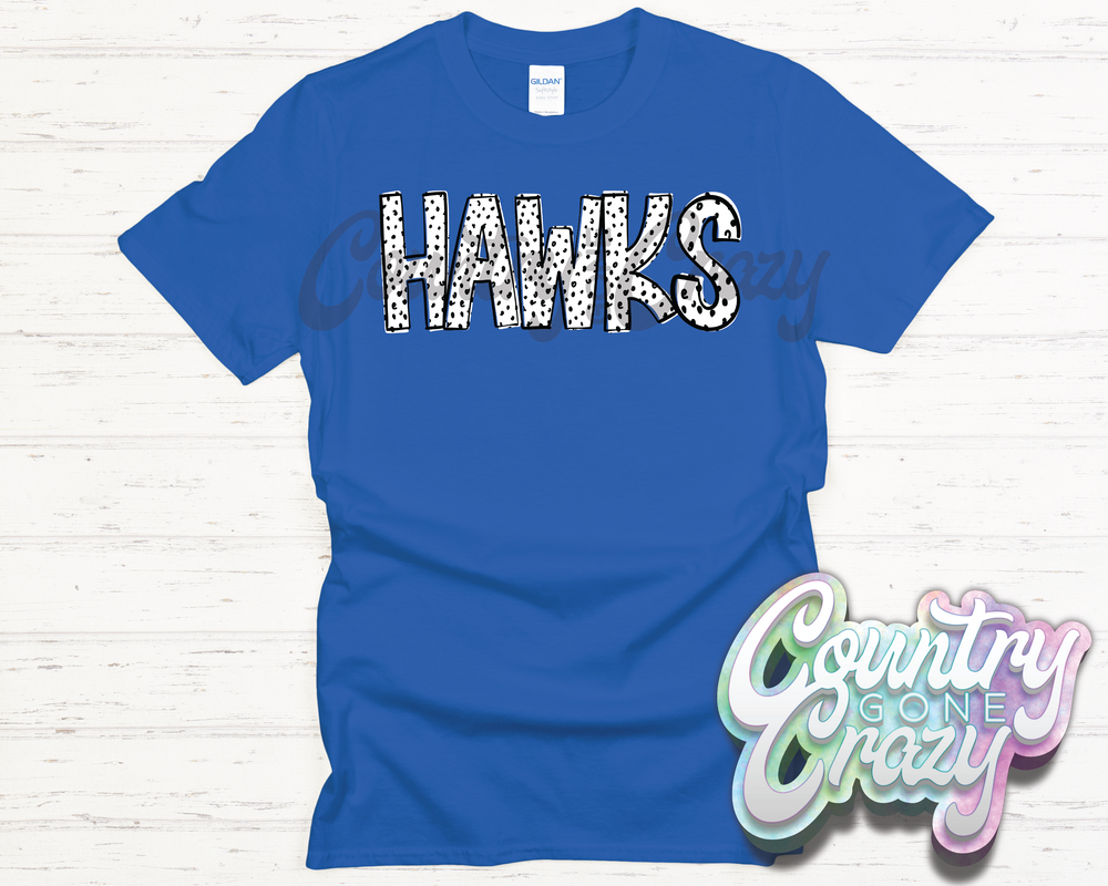 Hawks •• Dottie •• T-Shirt-Country Gone Crazy-Country Gone Crazy