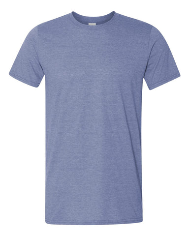Heather Indigo - Adult Softstyle T-Shirt-Gildan-Country Gone Crazy