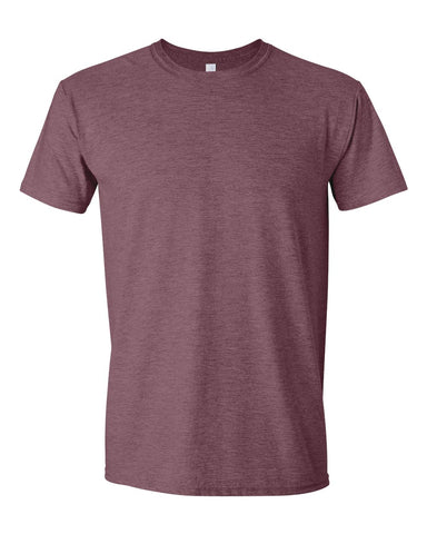 Heather Maroon - Adult Softstyle T-Shirt-Gildan-Country Gone Crazy