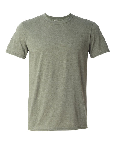 Heather Military Green - Adult Softstyle T-Shirt-Gildan-Country Gone Crazy