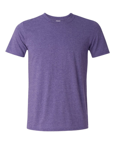 Heather Purple - Adult Softstyle T-Shirt-Gildan-Country Gone Crazy