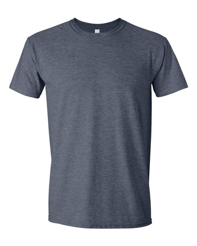 Heather Navy - Adult Softstyle T-Shirt-Gildan-Country Gone Crazy