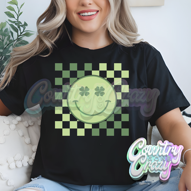 SMILEY - BLACK T-SHIRT-Country Gone Crazy-Country Gone Crazy