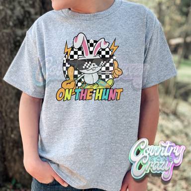 ON THE HUNT - SPORT GREY T-SHIRT-Country Gone Crazy-Country Gone Crazy