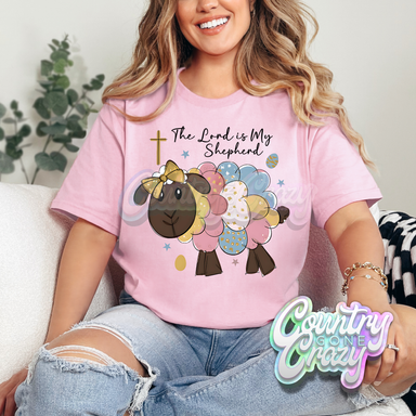 THE LORD IS MY SHEPARD - LIGHT PINK T-SHIRT-Country Gone Crazy-Country Gone Crazy