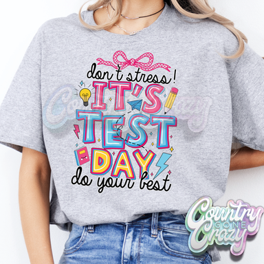 Don't Stress with Bow T-Shirt-Country Gone Crazy-Country Gone Crazy