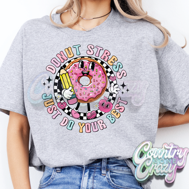 DONUT STRESS - T-SHIRT-Country Gone Crazy-Country Gone Crazy