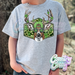 CLOVER DEER - SPORT GREY T-SHIRT-Country Gone Crazy-Country Gone Crazy