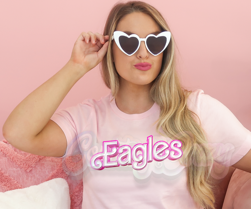 Eagles 💞 Barbie 💖 T-Shirt-Country Gone Crazy-Country Gone Crazy