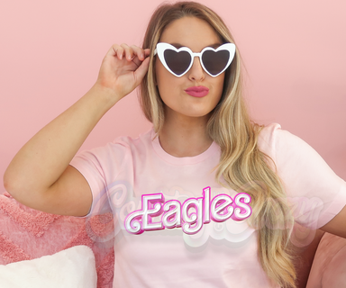 Eagles 💞 Barbie 💖 T-Shirt-Country Gone Crazy-Country Gone Crazy