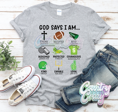 God Says I Am - BP Hopper Grasshoppers - T-Shirt-Country Gone Crazy-Country Gone Crazy