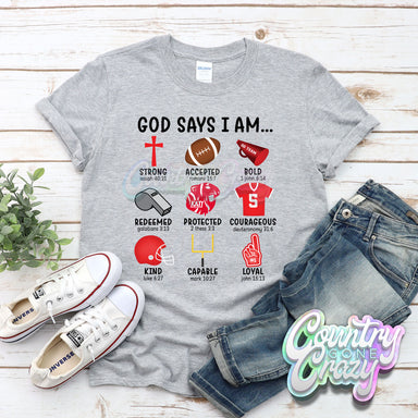 God Says I Am - Katy Tigers - T-Shirt-Country Gone Crazy-Country Gone Crazy