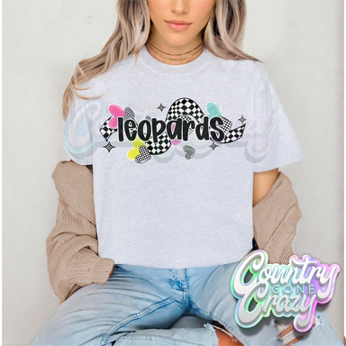 CHECKERED CRUSH • LEOPARD • T-Shirt-Country Gone Crazy-Country Gone Crazy