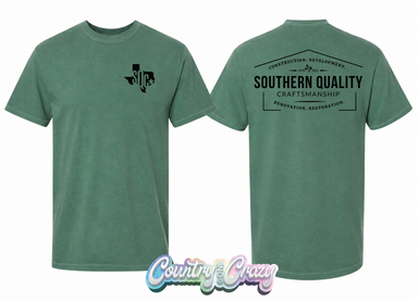 SOUTHERN QUALITY // LIGHT GREEN-Comfort Colors-Country Gone Crazy