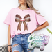 CROSBY COUGARS FOOTBALL BOW T-SHIRT-Country Gone Crazy-Country Gone Crazy