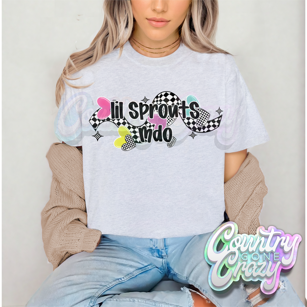 CHECKERED CRUSH • LIL SPROUTS MDO • T-Shirt-Country Gone Crazy-Country Gone Crazy