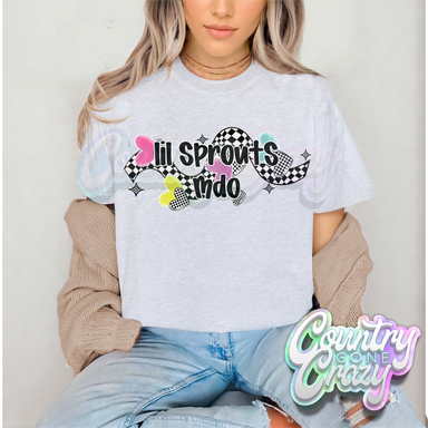 CHECKERED CRUSH • LIL SPROUTS MDO • T-Shirt-Country Gone Crazy-Country Gone Crazy