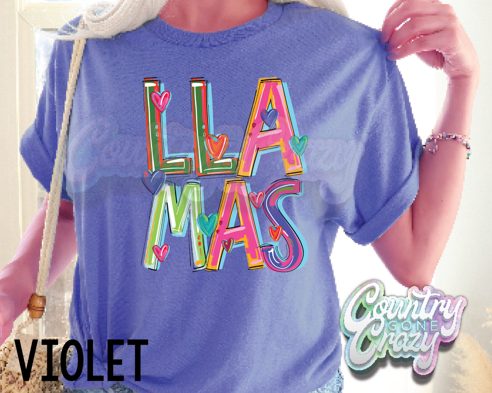 Llamas • Splash • T-Shirt-Country Gone Crazy-Country Gone Crazy