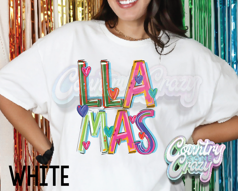 Llamas • Splash • T-Shirt-Country Gone Crazy-Country Gone Crazy