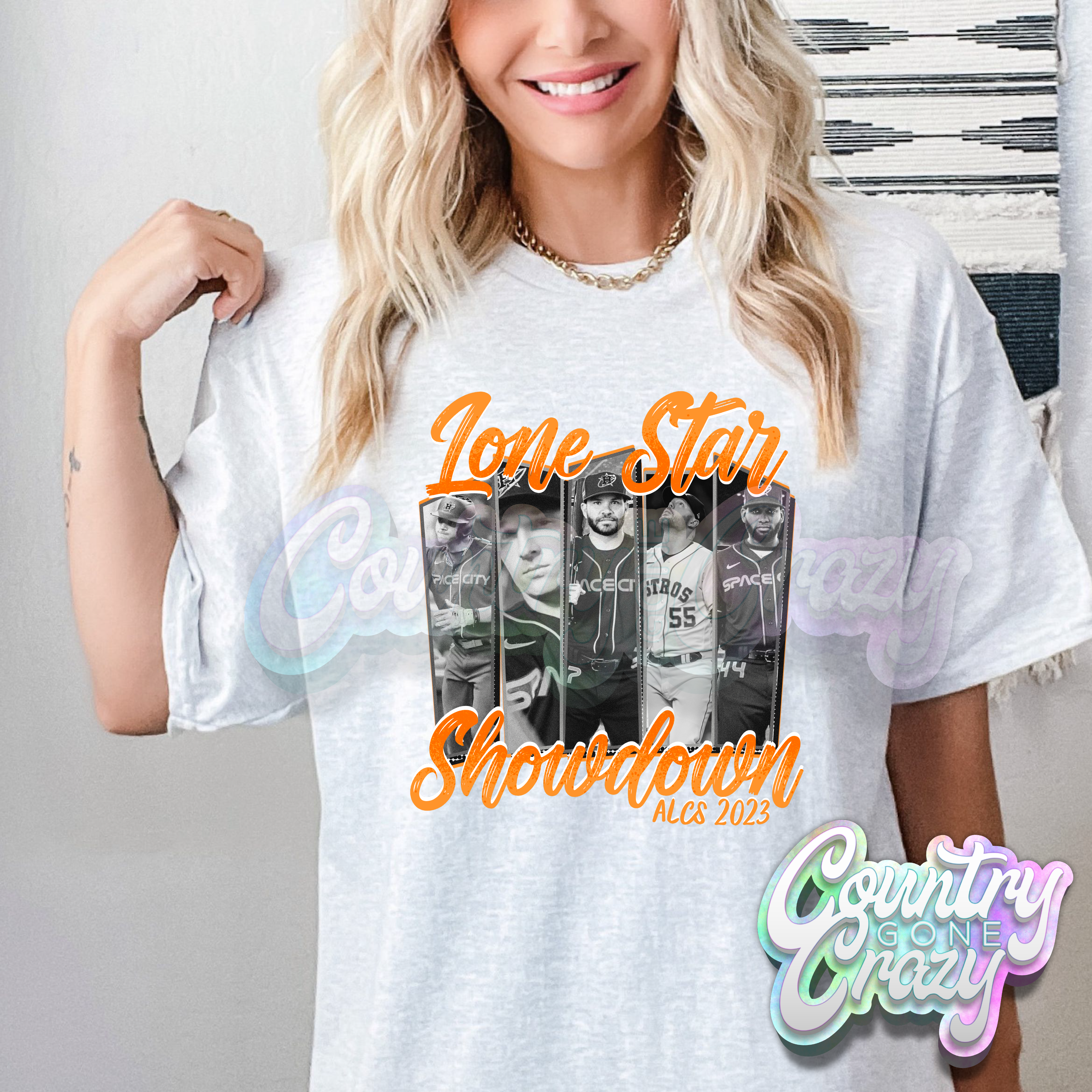 Lonestar Showdown - Ash - T-Shirt — Country Gone Crazy
