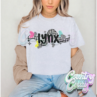 CHECKERED CRUSH • LYNX • T-Shirt-Country Gone Crazy-Country Gone Crazy