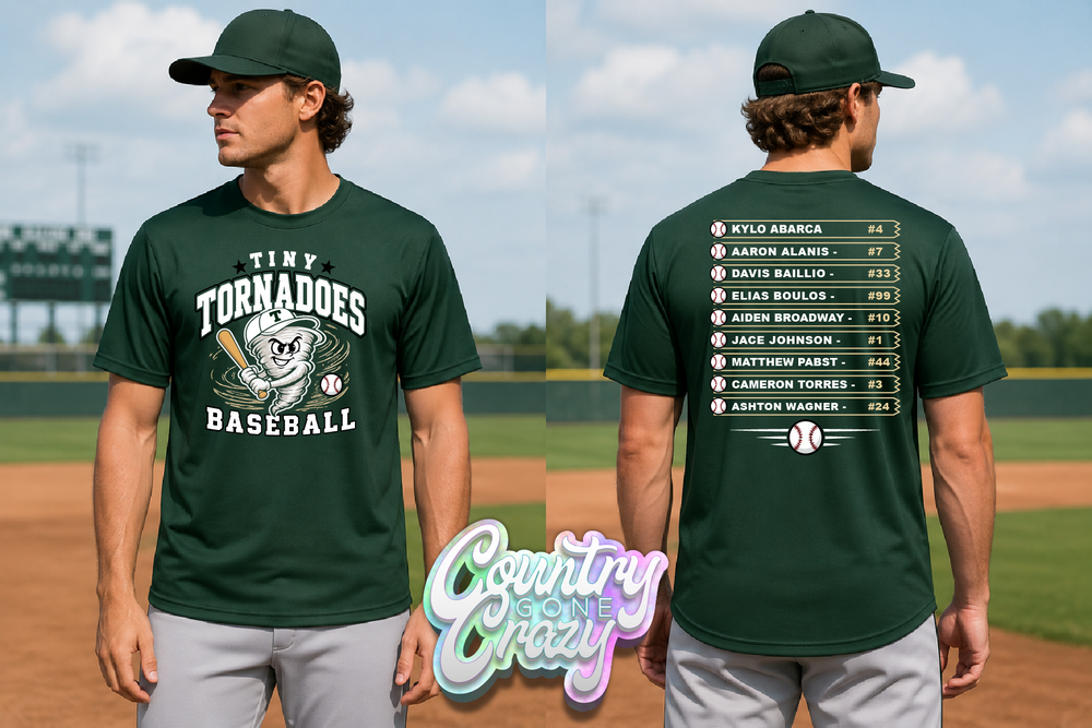 TINY TORNADOES // ROSTER // T-SHIRT