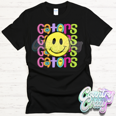 Gators Smiley T-Shirt-Country Gone Crazy-Country Gone Crazy