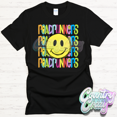 Roadrunners Smiley T-Shirt-Country Gone Crazy-Country Gone Crazy
