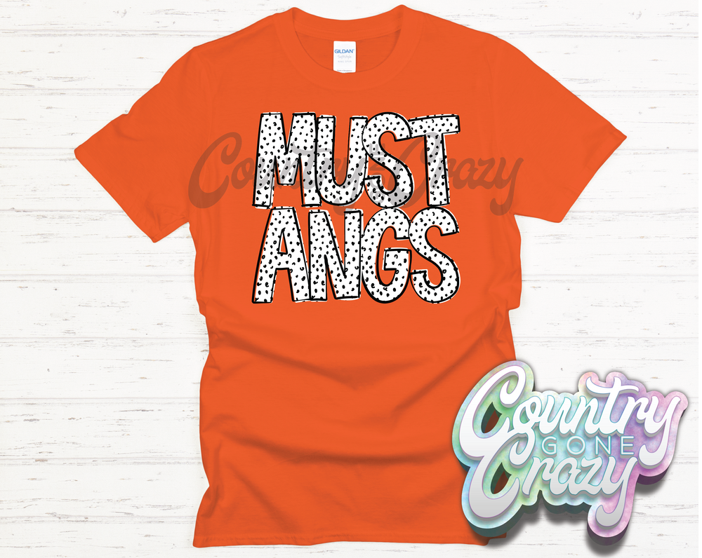 Mustangs •• Dottie •• T-Shirt-Country Gone Crazy-Country Gone Crazy