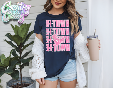 H - TOWN PINK LOGO-Country Gone Crazy-Country Gone Crazy