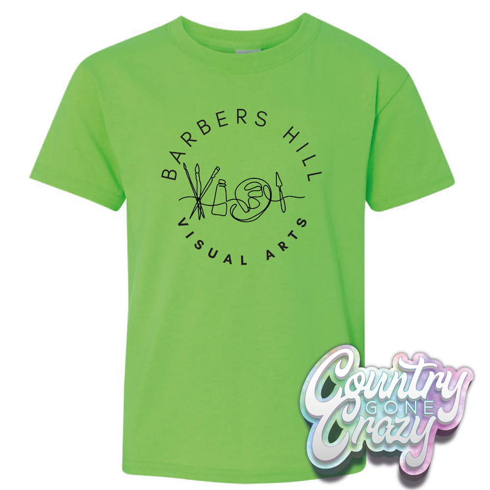 Barbers Hill Visual Arts T-Shirt // Design 1-Country Gone Crazy-Country Gone Crazy