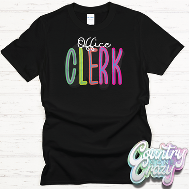 Office Clerk Bright T-Shirt-Country Gone Crazy-Country Gone Crazy