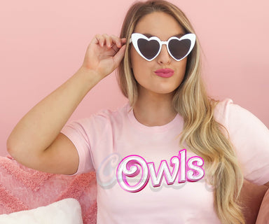 Owls 💞 Barbie 💖 T-Shirt-Country Gone Crazy-Country Gone Crazy