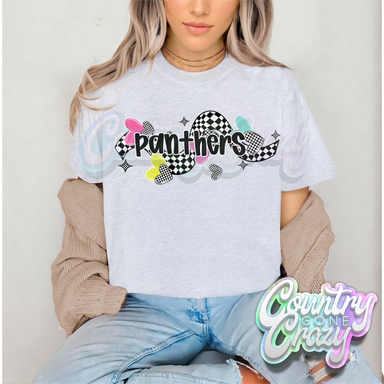 CHECKERED CRUSH • PANTHERS • T-Shirt-Country Gone Crazy-Country Gone Crazy