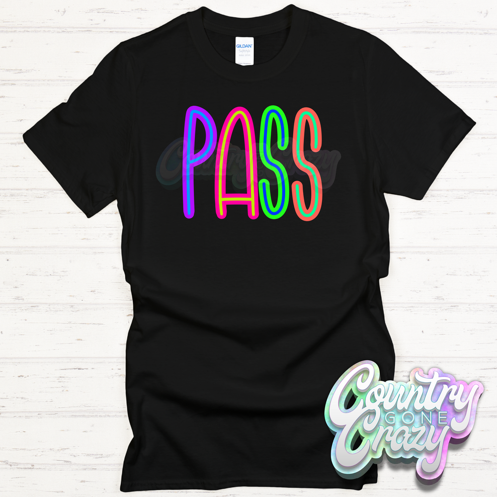PASS Bright T-Shirt-Country Gone Crazy-Country Gone Crazy