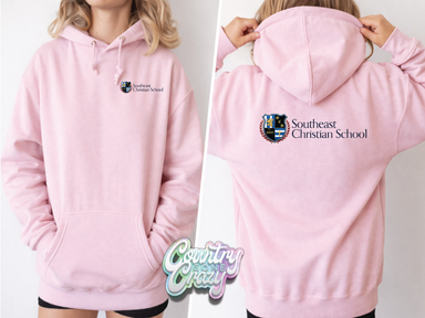 Southeast Christian School // Hoodie // Front & Back-Country Gone Crazy-Country Gone Crazy