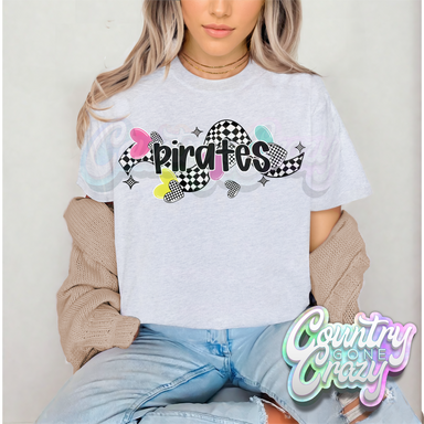 CHECKERED CRUSH • PIRATES • T-Shirt-Country Gone Crazy-Country Gone Crazy