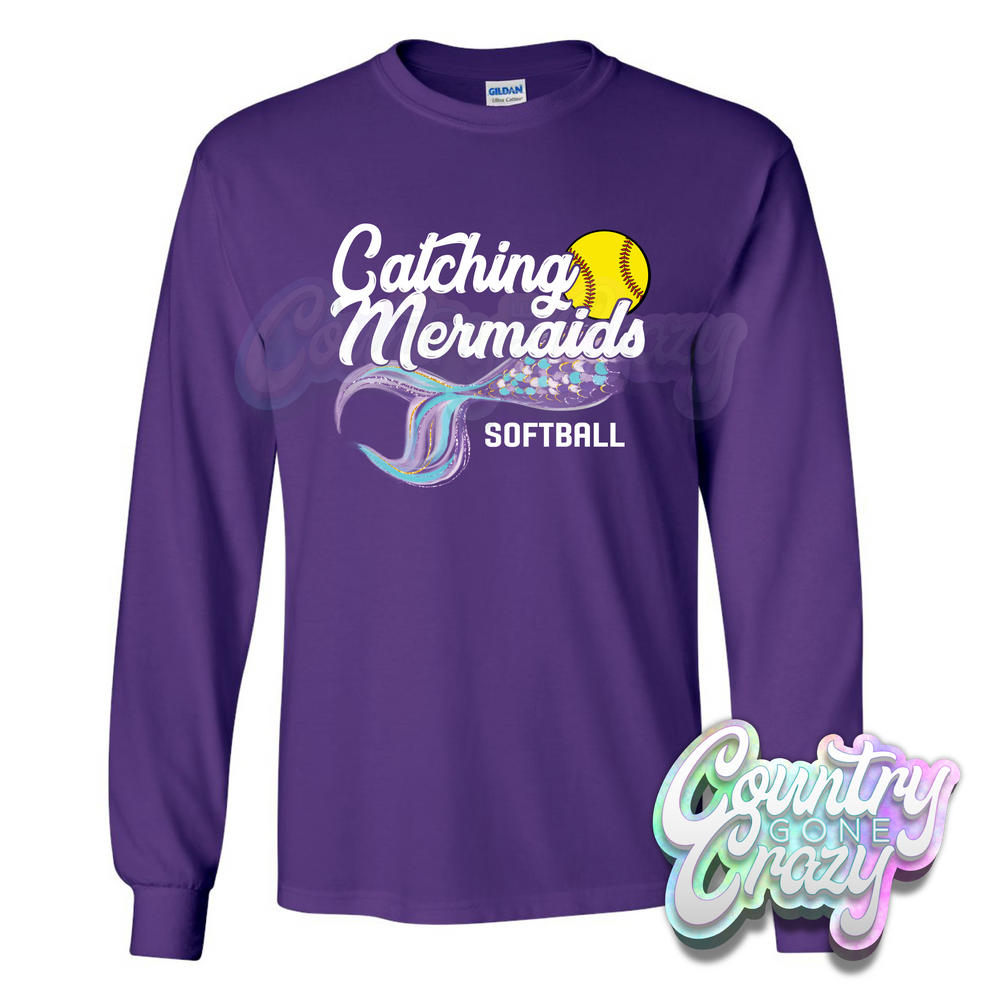 Catching Mermaids Long Sleeve-Country Gone Crazy-Country Gone Crazy