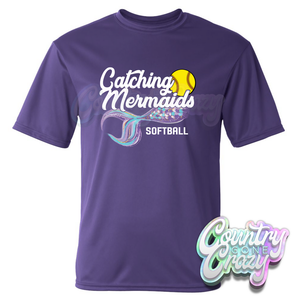 Catching Mermaids - Dry-Fit T-Shirt-Port & Company-Country Gone Crazy