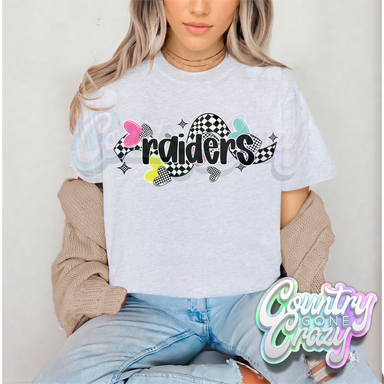 CHECKERED CRUSH • RAIDERS • T-Shirt-Country Gone Crazy-Country Gone Crazy