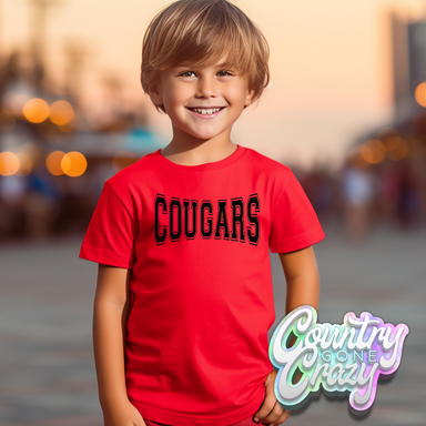 Cougars - Athletic - Shirt-Country Gone Crazy-Country Gone Crazy