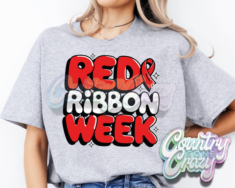 RED RIBBON WEEK - T-Shirt-Country Gone Crazy-Country Gone Crazy