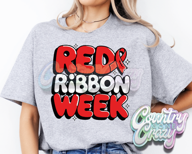 RED RIBBON WEEK - T-Shirt-Country Gone Crazy-Country Gone Crazy