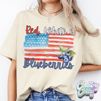 Red, White & Blueberries - T-Shirt-Country Gone Crazy-Country Gone Crazy