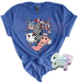 RETRO USA // HEATHER ROYAL T-SHIRT-Country Gone Crazy-Country Gone Crazy